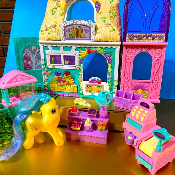 MY LITTLE PONY G3 VINTAGE 2003 BLOOMIN’ BLOSSOMS SHOP & MEADOWBR… - Picture 2 of 15